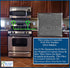 Microwave Filter 6.75" X 6.34" DE63-00666A Replacement, 2-Pack for Samsung Over The Range Kitchen Oven Vent