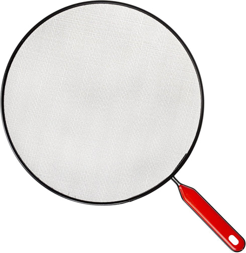 Large Screen Grease Splash Protector for Frying Pan, 11.4" Nonstick Cover Protector