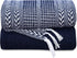 Handwoven Set of Two - Cotton Throw Blankets, Rustic Ottoman & Batik