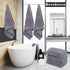 6 Pack Set MOONQUEEN Premium Bath Towel - Quick Drying - Microfiber Coral Velvet Highly Absorbent Towels - Multipurpose