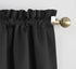 Sun Zero Easton Energy Saving Blackout Curtain Panel, 40" x 63", Black