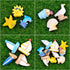 BLLREMIPSUR 10 Sailboat PCS Miniature Beach Figurines - Mini Shell Dolphin Starfish Decorations, Ocean Diorama