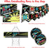 Laser Tag Brights Invitations, 12 Invitations + 12 Envelopes, Double Sided Party Supplies