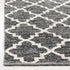 SAFAVIEH Montauk Collection Accent Rug - 2'6" x 4', Black & Ivory, Handmade Cotton for High Traffic Areas