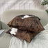 TOMWISH Pack of 2 Throw Pillow Covers - Christmas Cowhide Printing Western 18x18 Decorative Cushion Covers