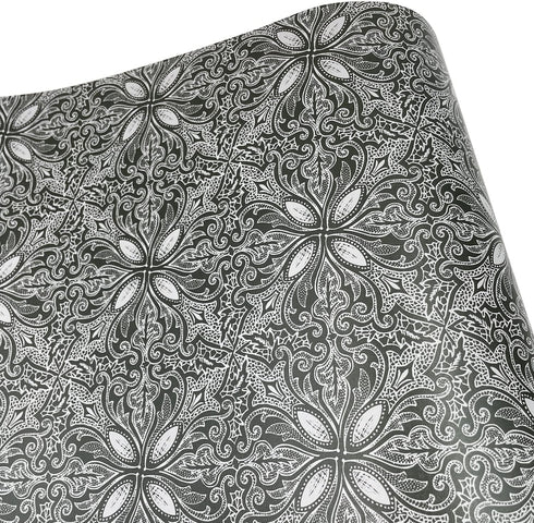 Yifely Vintage Petal Countertop Covering Paper, Self-Adhesive Shelf Liner, 17.7 Inch by 9.8 Feet