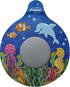 Bathtub Stopper, Universal Silicone Drain Plug Cover with Beautiful Coral Reef Illustration, Kids Gift