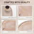 Counter EOSAHR Farmhouse Wood Riser for Display : Decorative Pedestal Stand for Kitchen and Home Decor - Elegant Round