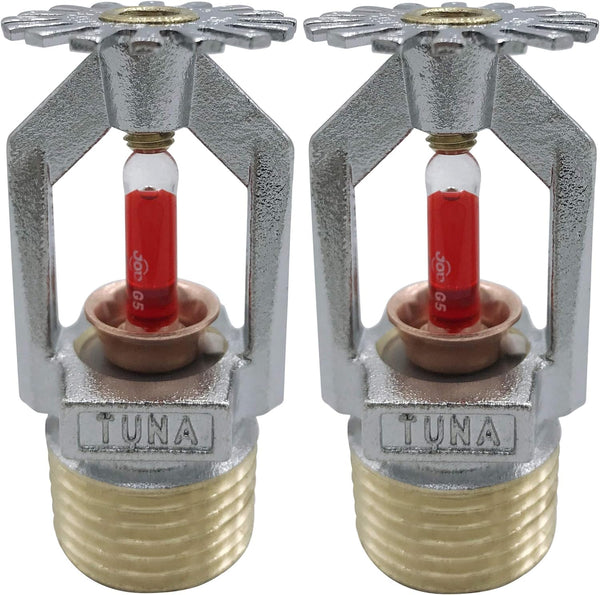 (2 Pack) FM Approved & UL/CUL Listed TUNA Fire Sprinkler Head Pendent