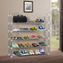 5-Tier Herron Shoe Rack, Durable & Stable Shoe Organizer, Space Saving, Non-Woven Fabric Shoe Shelf (Grey)