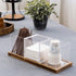 3 4 Set MyGift Modern Modular Coffee and Tea Station Organizer with Removable Premium Clear Acrylic Compartments