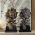 Dlfghos (2 Lion Head Statue Decor Lion Sculpture for Home, Office, Bookshelf, Desk, Living Room, Barn - Decorative Art