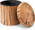 Sorbus Tree Stump Stool, 15 Inch Toy Storage Ottoman, Rustic Log Cabin Decor, Perfect Footstool and Kids Toy Chest