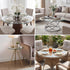 20" 1/4'' (20 inch) Tempered Glass Table Top Round Transparent Table Surface Thick Pencil Polished Edge Multipurpose