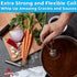 Chef Grade Extra Strong 8 Inch French Coil Whisk, Best Metal Galaxy Kitchen Whisk for Mixing Gravy
