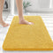 OLANLY Bathroom Rugs 30x20, Extra Soft Chenille Bath Mats, Non-Slip, Quick Dry, Machine Washable, Yellow
