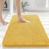 OLANLY Bathroom Rugs 30x20, Extra Soft Chenille Bath Mats, Non-Slip, Quick Dry, Machine Washable, Yellow
