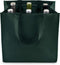 True Wine Shopping Bag - 6 Bottle Tote with Divider Insert, Reusable Green Carry Bag