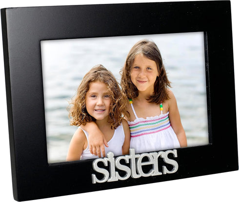 Malden International Designs Black Sisters Expressions Picture Frame - 4x6