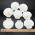 PEPPERLONELY 8 PC Large Great Scallop Sea Shells, Irish Baking Shells, 3 Inch ~ 4 Inch