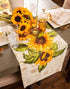 DII Spring & Summer Table Runner, 14x108, Rustic Sunflowers Print Table Top Décor Collection