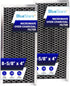 BlueStars JX81H WB02X10956 Microwave Charcoal Filter (4" x 8-5/8") - Fits GE & Samsung Ovens - PACK OF 2