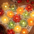 6.5ft 20LED JASHIKA Cute Flower Fairy Lights String of Flowers for Decorating Floral Garland for Wedding Christmas