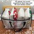VENO 2 Pack Moving Bags, Comforter and Blanket Storage Bags, Foldable Heavy-Duty Tote with Window, Clear, 2 Pack