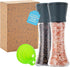 DAVIMADE Salt and Pepper Grinder Set of 2, Stone Blue Manual Spice