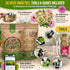 30 Pack- 14000+ Organo Republic Culinary Herbs & Edible Flower Seed Variety Indoor/Outdoor. Non-GMO Heirloom Flower