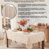 52 52 Inch, Newbridge Taupe Tremont Leaf Damask Square Fabric Spring Lodge Tablecloth, x Elegant Holiday Swirling Leaf