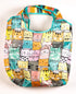 O-WITZ Reusable Grocery Bags | Vibrant Tote Bag for Groceries, Gym, Office, Beach Gear, Washable Design