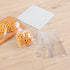 Restaurantware 100 Clear Plastic Gusset Bags 4 x 2.3 x 8 Inch - Heat Sealable Food Safe Treat Bags for Popcorn or