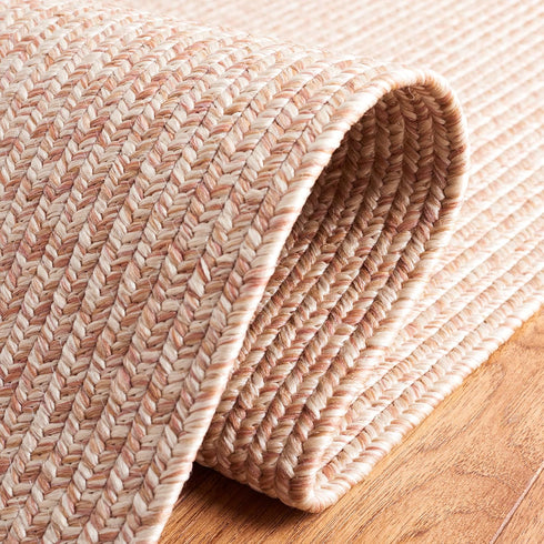 2' 3', (BRA201B) SAFAVIEH Washable Rug Outdoor Braided Collection - x Natural, Handmade & Reversible, Non-Shedding