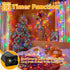 120LED 40FT 8 Ollny Christmas Lights, Waterproof Connectable String Lights with Timer Modes, Multicolor Plug in Fairy