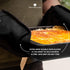 MasterClass Double Oven Gloves, Heavy Duty Cotton, Black, One Size Fits All