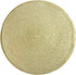 SHACOS Golden Glitter Round Braided Placemats, Set of 6 Bling Circle Place Mats for Holiday Party Wedding Shower (Gold)