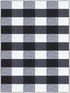 Ottomanson Ottohome Collection Non-Slip Rubberback Checkered Buffalo Plaid Design Indoor Area Rug, 2'3" x 3',