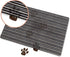 SoHome Ultra Thin Indoor Door Mat Kitchen Mat, Low Profile Stain Resistant Nonslip Design, 24"x35", Gray