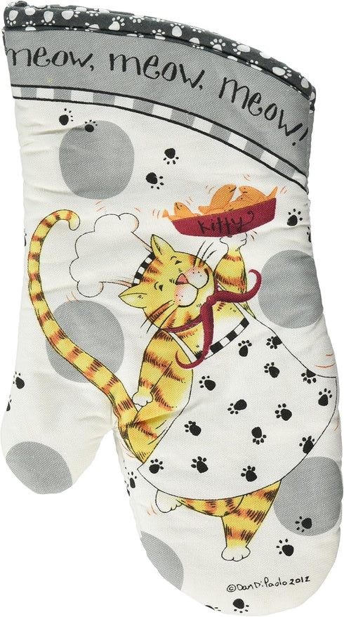 Kay Dee Designs Cotton Oven Mitt - Happy Cat