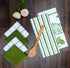 AMOUR INFINI Cotton Kitchen Towels and Dishcloths - 6 Piece Set with 4 Terry Dishcloths and 2 Kitchen Towels