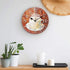 La Crosse Clock 404-2631C-INT, 12-Inch Round Coffee Decorative Quartz Analog Wall Clock