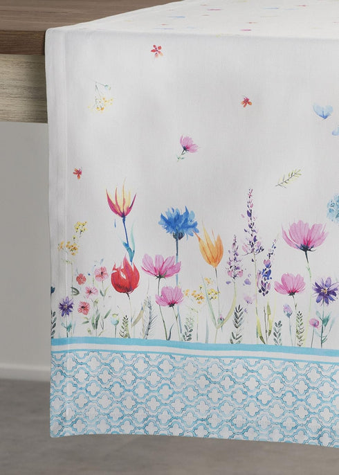 Maison d' Hermine Table Runner 100% Cotton Double Layer 72 inches Long for Home Kitchen Dining Party Wedding