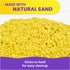20-Pack 3.3lbs 3 Kinetic Sand, Eggs with Red, Yellow & Blue Play Sand for Egg Hunts, Party Favors & Goodie Bags
