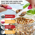 Spring Chef Pink Stainless Steel Magnetic Measuring Spoons Set of 8 with Leveler for Baking and Cooking Ingredients
