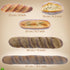 5pcs Set Gresorth Artificial French Bread for Decoration Highly Simulated Fake Rye Baguette Home Kitchen Party Food