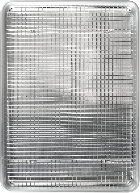 Fat Daddio's CR-HALF Stainless Steel Cooling & Baking Rack, 12 x 17 Inch