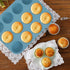 Economical 7in1 Nonstick Silicone Baking Cake Pan, Cookie Sheet Molds, Heat Resistant Bakeware Tools