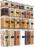 PRAKI Airtight Food Storage Containers Set with Lids - 24 PCS, BPA