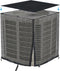 Qualward Full Mesh Central Air Conditioner Cover with Detachable Waterproof Top, Ventilated & All Seasons Design,